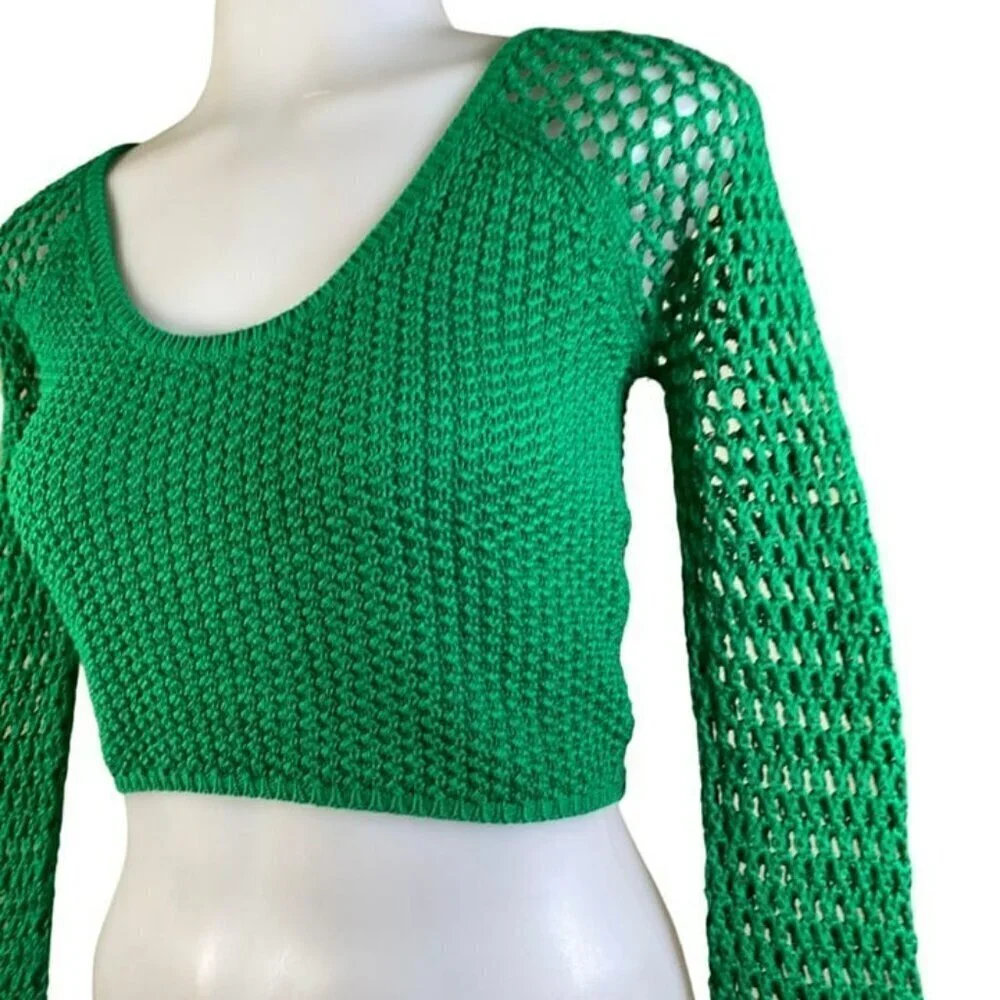NBD Verona Crotchet Top Sample - Green